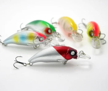 5PCS fishing suspending Crank Minnow lure Lures fish hook Crankbaits 7.5cm 8.5g Free shipping
5PCS fishing suspending Crank Minnow lure Lures fish hook Crankbaits 7.5cm 8.5g Free shipping