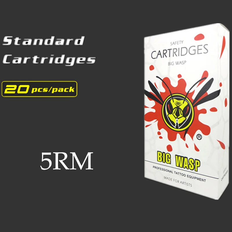 BIGWASP Professional Sterilized Disposable 5RM White Tattoo Needle Cartridge 5 Curved Magnum Cartridges Wholesale Supply
BIGWASP Professional Sterilized Disposable 5RM White Tattoo Needle Cartridge 5 Curved Magnum Cartridges Wholesale Supply