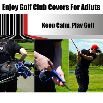 10 PCS Golf Club Covers Golf Club Head Cover Iron Putter Headcover Protect Set Number Printed with Zipper Golf Club Accessories 
10 PCS Golf Club Covers Golf Club Head Cover Iron Putter Headcover Protect Set Number Printed with Zipper Golf Club Accessories