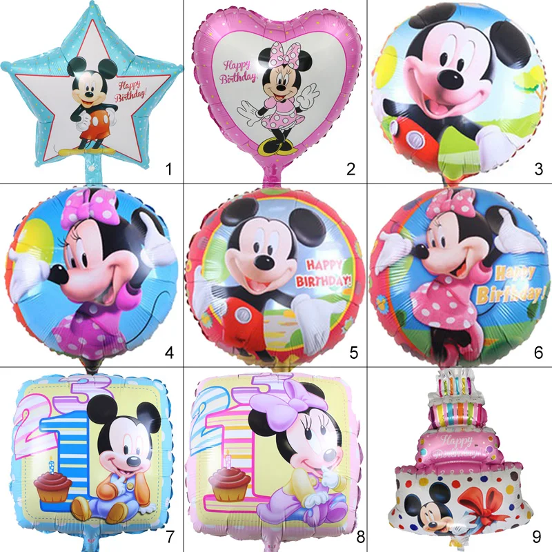 1pcs Mini Mickey Mouse Minnie Cake Aluminum Balloons Mickey Minnie Round Ballon Children Birthday Party Birthday Decorative
1pcs Mini Mickey Mouse Minnie Cake Aluminum Balloons Mickey Minnie Round Ballon Children Birthday Party Birthday Decorative