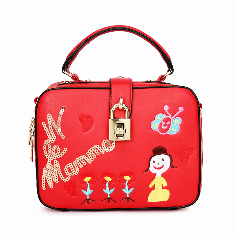 2017 New Embroidery Sequins Women Bag Doctor Small Women leather handbags Sweet Women Clutch Lock Women Messenger Bags tote bag 2017 New Embroidery Sequins Women Bag Doctor Small Women leather handbags Sweet Women Clutch Lock Women Messenger Bags tote bag<br><br>Aliexpress