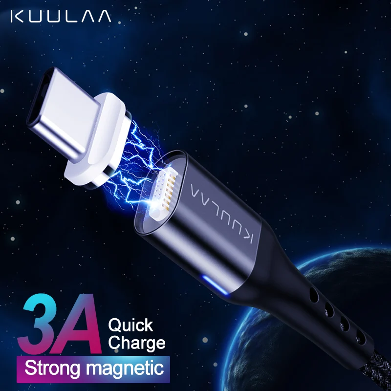 KUULAA Magnetic Cable Type-C USB Fast Charging Adapter For Samsung XiaoMi Mi 8 9 Huawei Charger Magnet Type C Charge USB C Cord
KUULAA Magnetic Cable Type-C USB Fast Charging Adapter For Samsung XiaoMi Mi 8 9 Huawei Charger Magnet Type C Charge USB C Cord