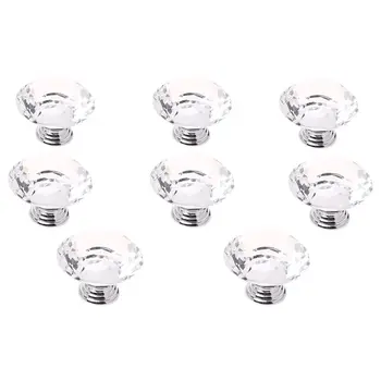 50MM 8 pcs Knob Crystal for wall cabinet drawer wardrobe cabinets kitchen furniture Damage brightness to any mobile, Transparent
50MM 8 pcs Knob Crystal for wall cabinet drawer wardrobe cabinets kitchen furniture Damage brightness to any mobile, Transparent