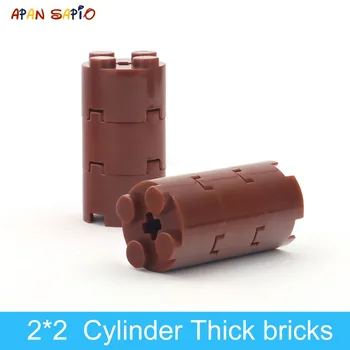 50pcs DIY Building Blocks Thick Figures Bricks Cylinder 2x2Dots Educational Creative Size Compatible With lego Toys for Children
50pcs DIY Building Blocks Thick Figures Bricks Cylinder 2x2Dots Educational Creative Size Compatible With lego Toys for Children