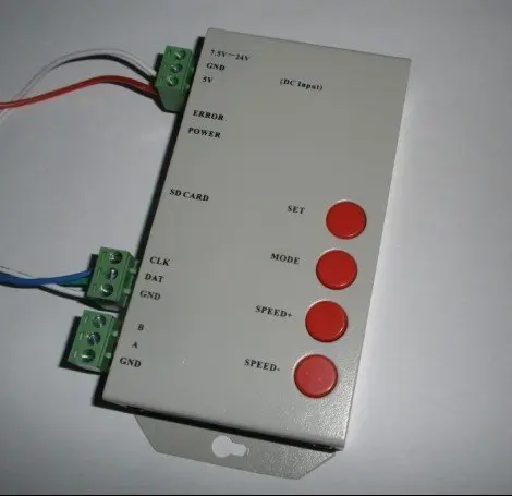 NEW!5-24V,SD card, support 1101/ws2801/DMX512 chips,LED pixel full color controller
NEW!5-24V,SD card, support 1101/ws2801/DMX512 chips,LED pixel full color controller