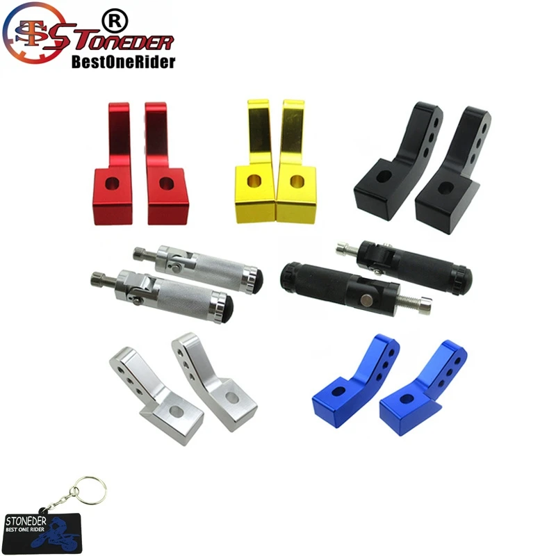 STONEDER CNC Aluminum Ajustable FootPeg Foot Rest Extender Riser Bracket For Pit Dirt Bike Motorcycle
STONEDER CNC Aluminum Ajustable FootPeg Foot Rest Extender Riser Bracket For Pit Dirt Bike Motorcycle