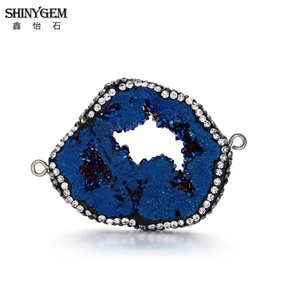 ShinyGem Irregular Agates Druzy Connector Sparkling Druzy Geode Connector Charms Cubic Zircon Stone Connector For Jewelry Making
ShinyGem Irregular Agates Druzy Connector Sparkling Druzy Geode Connector Charms Cubic Zircon Stone Connector For Jewelry Making