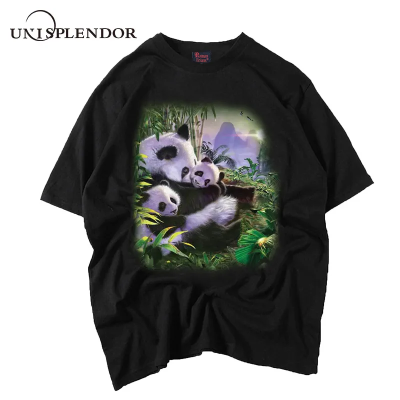 2019 US Size Men's T Shirt 100%Cotton Men t-shirt Panda Printed Summer Man Tee Short Sleeve Animal Soft Boy Male Tshirt YN10457
2019 US Size Men's T Shirt 100%Cotton Men t-shirt Panda Printed Summer Man Tee Short Sleeve Animal Soft Boy Male Tshirt YN10457