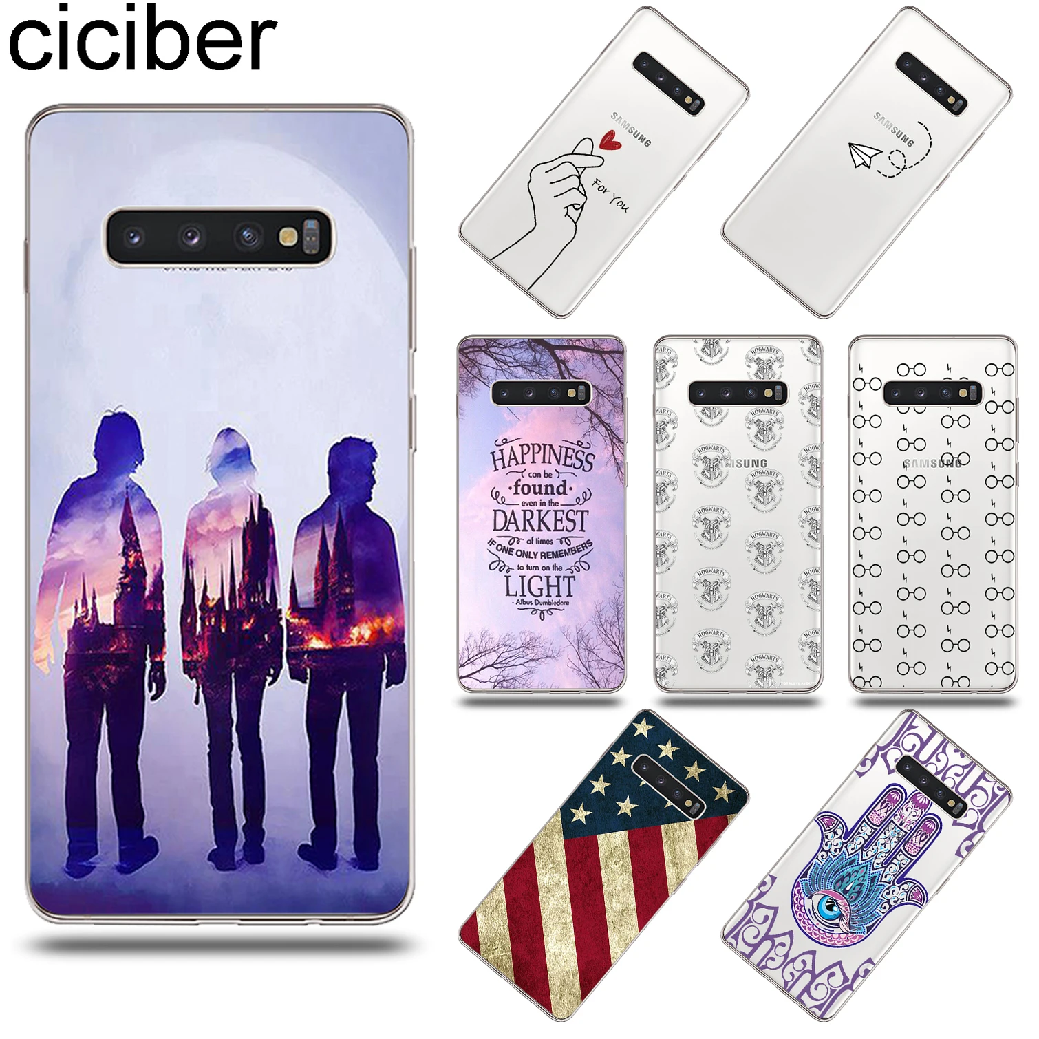 ciciber Harry Potter Glasses Cover for Samsung Galaxy S10 S9 S8 Plus S10+ S10e Soft Phone Case for Samsung S7 S5 S6 Edge mini
ciciber Harry Potter Glasses Cover for Samsung Galaxy S10 S9 S8 Plus S10+ S10e Soft Phone Case for Samsung S7 S5 S6 Edge mini