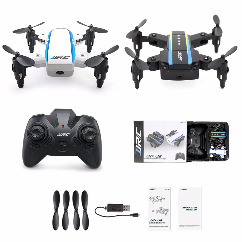 JJRC H345 Foldable RC Drone Dual-Aircraft Combination Micro 2.4Hz Foldable Drone Set JJRCI White & JJRCII Black Mini Quadcopter
JJRC H345 Foldable RC Drone Dual-Aircraft Combination Micro 2.4Hz Foldable Drone Set JJRCI White & JJRCII Black Mini Quadcopter