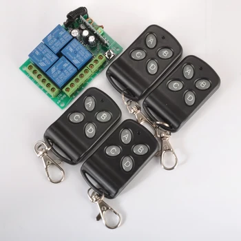 DC12V 4CH RF Wireless Remote Control System Smart Home Switch Transmitter Receiver With Learning Function
DC12V 4CH RF Wireless Remote Control System Smart Home Switch Transmitter Receiver With Learning Function