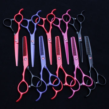 Left-Hand 6" 17.5cm Customized Logo Set of Tool Hairdressing Scissors Cutting Scissors Thinning Shears Salon Hair Scissors C8001
Left-Hand 6" 17.5cm Customized Logo Set of Tool Hairdressing Scissors Cutting Scissors Thinning Shears Salon Hair Scissors C8001