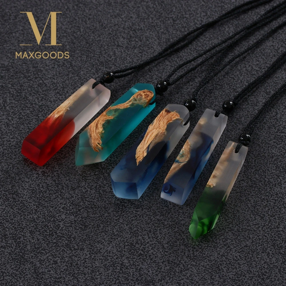 Random Color!! lHandmade Resin & Wood Pendant Necklace for Women Men Rope Chain Colored Resin Wood Statement Necklace Jewelry
Random Color!! lHandmade Resin & Wood Pendant Necklace for Women Men Rope Chain Colored Resin Wood Statement Necklace Jewelry