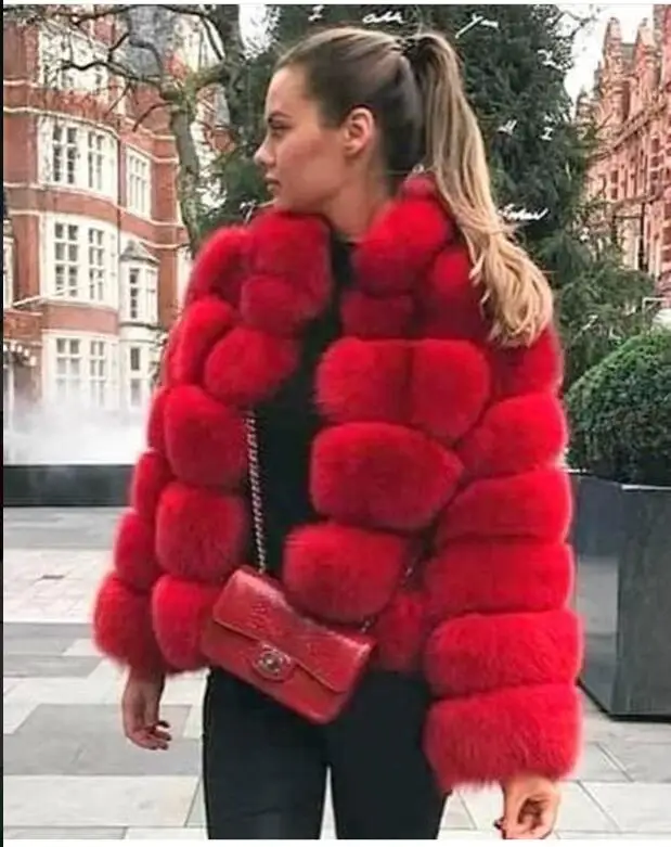 High street Fashion London Luxury design stylish natural fox fur coats with stand collar Amazing winter 60cm fur jackets
High street Fashion London Luxury design stylish natural fox fur coats with stand collar Amazing winter 60cm fur jackets