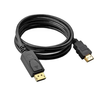 100pcs 1.8M / 6FT Display Port to HDMI Cable Gold Plated DisplayPort DP to HDMI Adapter Cable Cord 1080p for PC Notebook
100pcs 1.8M / 6FT Display Port to HDMI Cable Gold Plated DisplayPort DP to HDMI Adapter Cable Cord 1080p for PC Notebook