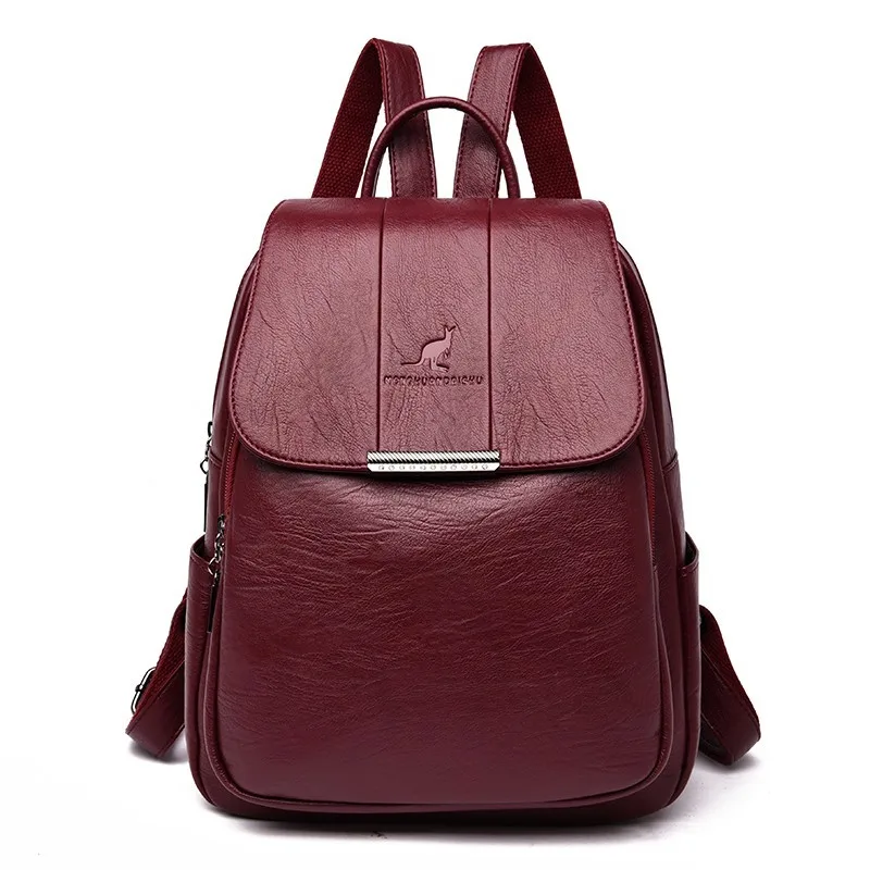 2019 Women Leather Backpacks High Quality Female Vintage Backpack For Girls School Bag Travel Bagpack Ladies Sac A Dos Back Pack
2019 Women Leather Backpacks High Quality Female Vintage Backpack For Girls School Bag Travel Bagpack Ladies Sac A Dos Back Pack