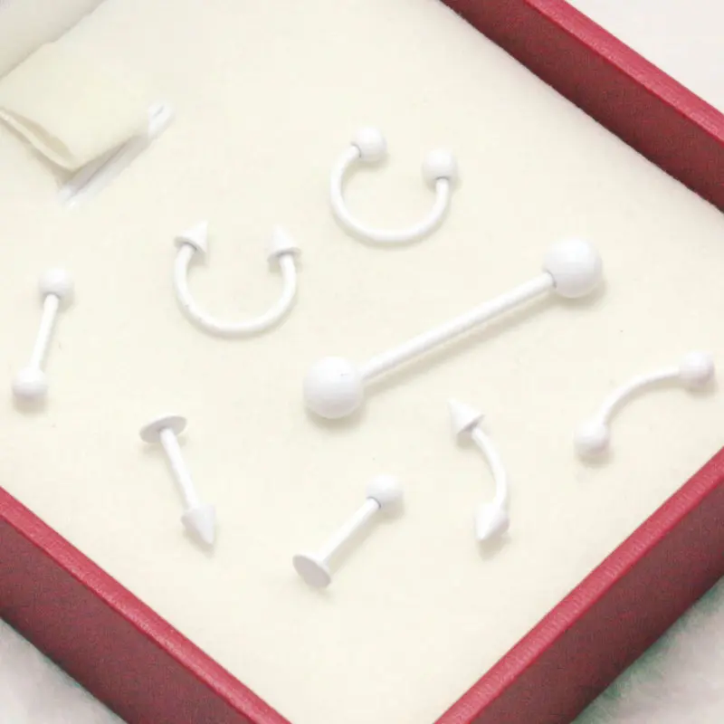 white neon paint color Stainless Steel Captive Eyebrow Nose Lip Labret Ear Ring Tragus Earring Tongue Piercing Body Jewelry
white neon paint color Stainless Steel Captive Eyebrow Nose Lip Labret Ear Ring Tragus Earring Tongue Piercing Body Jewelry