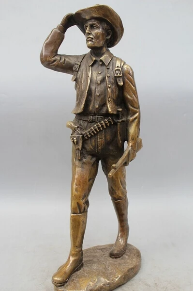 Details about 19 Western Art Bronze Statue Famous of hunter hunt Men Statue Dick and Cowboy R0715 Discount 35%
Details about 19 Western Art Bronze Statue Famous of hunter hunt Men Statue Dick and Cowboy R0715 Discount 35%