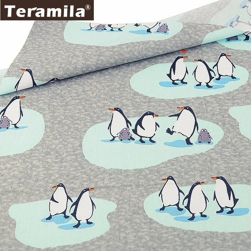 Teramila Grey Material Happy Penguin Style Quilting Twill DIY 100% Cotton Sewing Fabric Tela Algodon Scrapbooking Tissu Tecido
Teramila Grey Material Happy Penguin Style Quilting Twill DIY 100% Cotton Sewing Fabric Tela Algodon Scrapbooking Tissu Tecido
