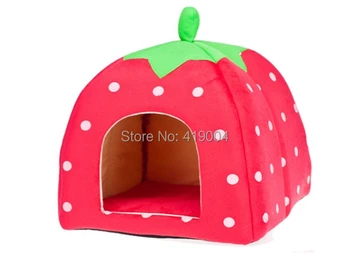 Fedex DHL Free Shipping Newest Soft Sponge Strawberry Dog Cat Pet Bed House Lovely Warm Doggy Kennel 3 colors,25pcs/lot
Fedex DHL Free Shipping Newest Soft Sponge Strawberry Dog Cat Pet Bed House Lovely Warm Doggy Kennel 3 colors,25pcs/lot