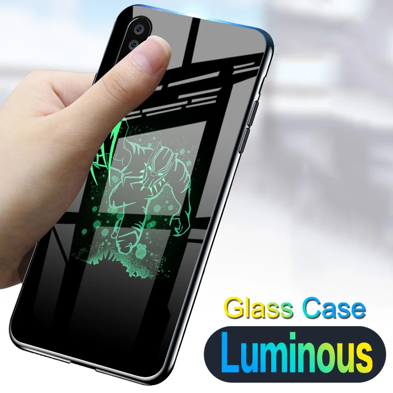 Superman Luminous Glass Case For Huawei P20 Pro P9 P10 Plus Iron Man Cover Glowing Case For Huawei P20 lite / Nove 3e
Superman Luminous Glass Case For Huawei P20 Pro P9 P10 Plus Iron Man Cover Glowing Case For Huawei P20 lite / Nove 3e