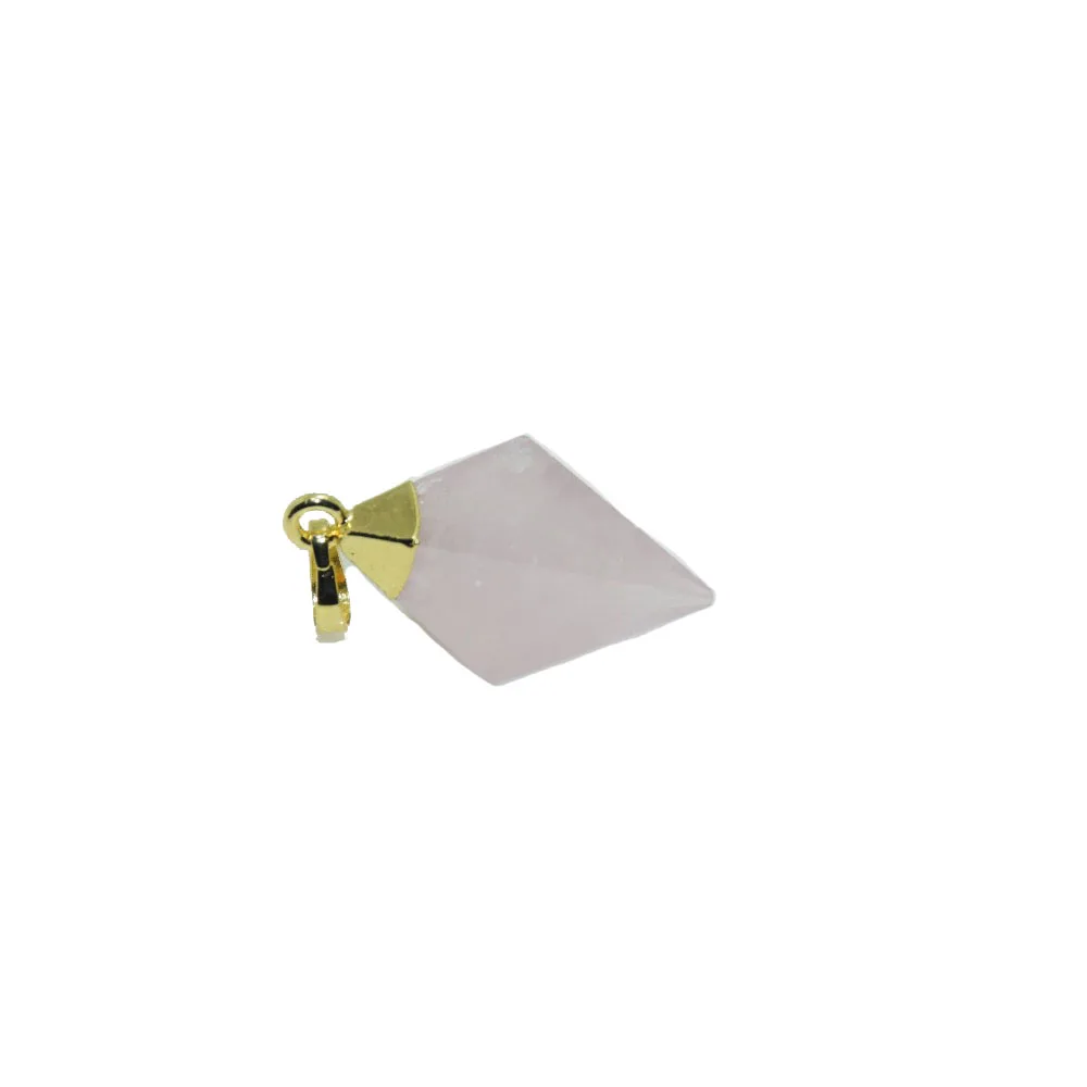 Popular Jewelry natural rose crystal quartz rhombus pendant Pink Crystal Chakra stone pendant for girl DIY Jewelry
Popular Jewelry natural rose crystal quartz rhombus pendant Pink Crystal Chakra stone pendant for girl DIY Jewelry