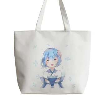 Re:Zero kara Hajimeru Isekai Seikatsu Rem Anime bag Shopping Canvas bag Handbags Cartoon Cute Gift school bag Tote AN053
Re:Zero kara Hajimeru Isekai Seikatsu Rem Anime bag Shopping Canvas bag Handbags Cartoon Cute Gift school bag Tote AN053