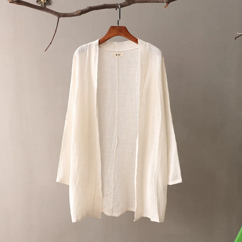 V-neck Long sleeve Women Blouse Shirt Kimono style Loose Casual Long Blouse Vintage Cotton Linen Women Shirts Blusas Tops C127
V-neck Long sleeve Women Blouse Shirt Kimono style Loose Casual Long Blouse Vintage Cotton Linen Women Shirts Blusas Tops C127