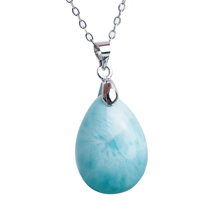 Genuine Natural larimar Pendant Bead Beautiful Water Drop Shaped Women Necklace Popular Stone Pendant 21*15*8mm Drop Shipping
Genuine Natural larimar Pendant Bead Beautiful Water Drop Shaped Women Necklace Popular Stone Pendant 21*15*8mm Drop Shipping