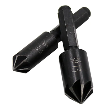 1/4 Round Shank 2pcs 7 Flute Countersink Drill Bit Point Angle Chamfer Chamfering Cutter For Power Tool
1/4 Round Shank 2pcs 7 Flute Countersink Drill Bit Point Angle Chamfer Chamfering Cutter For Power Tool