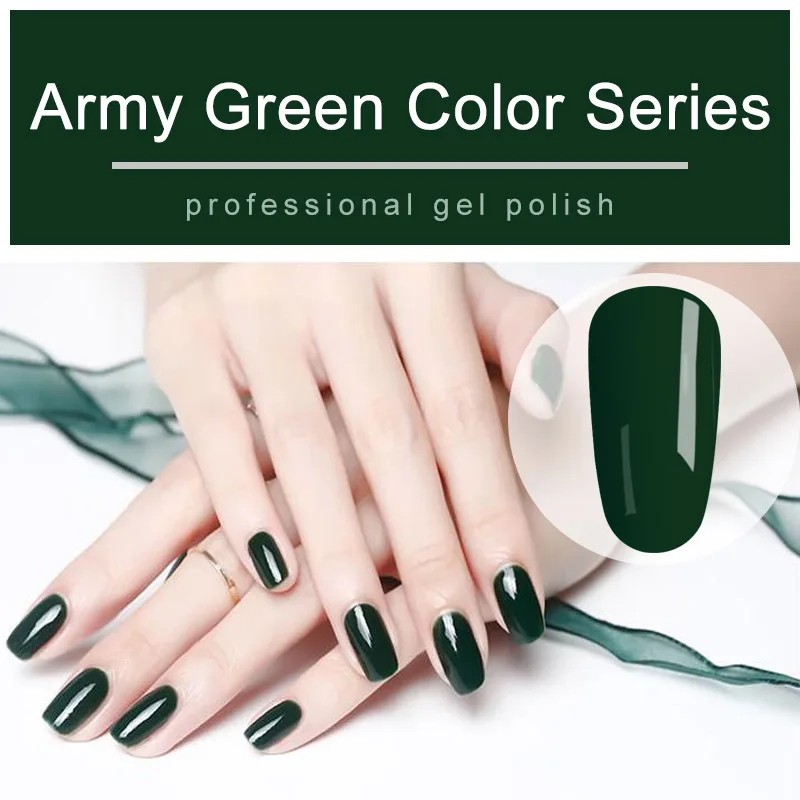 YIFEI 10ml UV Nail Gel Polish Army Green Gel Nail Long-lasting Varnish For Stamping Esmalte Permanente Frezarka Do Paznokci
YIFEI 10ml UV Nail Gel Polish Army Green Gel Nail Long-lasting Varnish For Stamping Esmalte Permanente Frezarka Do Paznokci