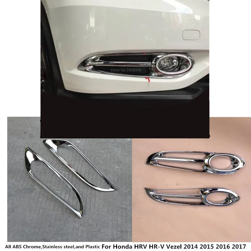 Car body head front fog light lamp frame stick styling ABS Chrome cover trim 2pcs for Honda HR-V HRV Vezel 2014 2015 2016 2017
Car body head front fog light lamp frame stick styling ABS Chrome cover trim 2pcs for Honda HR-V HRV Vezel 2014 2015 2016 2017