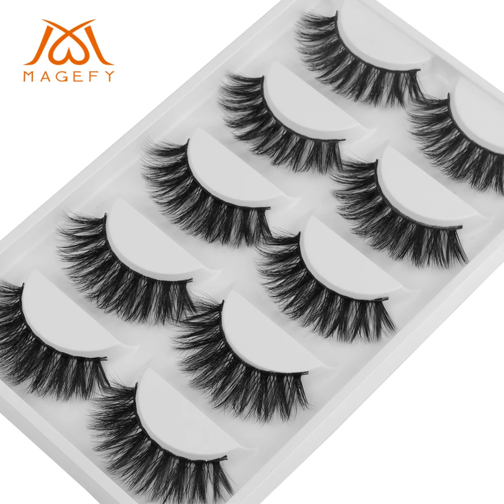 MAGEFY 5Pairs Natural Black Long Fake Eye Lashes Handmade Thick False Eyelashes Black Makeup Cosmetic Beauty Extension Tools
MAGEFY 5Pairs Natural Black Long Fake Eye Lashes Handmade Thick False Eyelashes Black Makeup Cosmetic Beauty Extension Tools