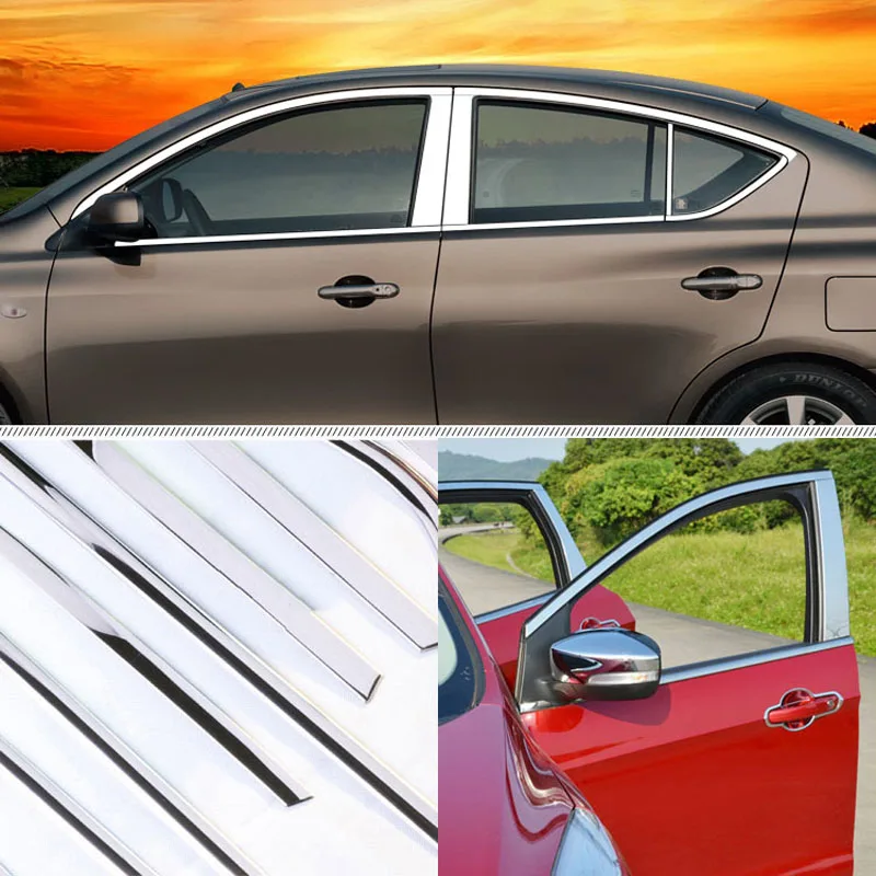 A Set Window Pillars Window Sill Molding Trim Exactly Fitted For Nissan Sunny 2011-2016
A Set Window Pillars Window Sill Molding Trim Exactly Fitted For Nissan Sunny 2011-2016