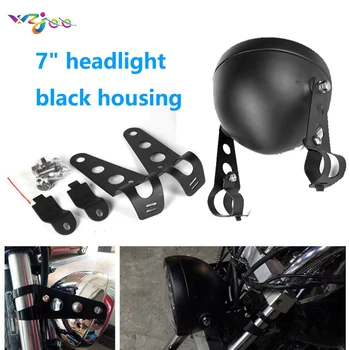 

WZJOO Motorcycle accessories 7 Inch Round Led Headlight Housing Bucket Bracket Universal motorcycle