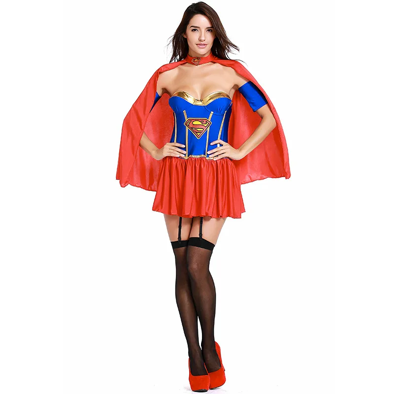 Adult Sexy Super Pretty Supergirl Womens Halloween Cosplay Costume
Adult Sexy Super Pretty Supergirl Womens Halloween Cosplay Costume