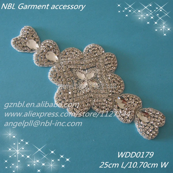 (30 PIECES) crystal beaded rhinestone sash applique for wedding evening dress DIY iron on WDD0179
(30 PIECES) crystal beaded rhinestone sash applique for wedding evening dress DIY iron on WDD0179