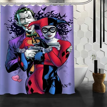 Best Nice Custom The Joker and Harley Quinn Shower Curtain Bath Curtain Waterproof Fabric Bathroom Curtain MORE SIZE A6.1-18
Best Nice Custom The Joker and Harley Quinn Shower Curtain Bath Curtain Waterproof Fabric Bathroom Curtain MORE SIZE A6.1-18