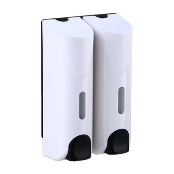 Hotel bathroom wall hanging double head high-end soap dispenser plastic bath bottle liquid soap dispenser bottles
Hotel bathroom wall hanging double head high-end soap dispenser plastic bath bottle liquid soap dispenser bottles