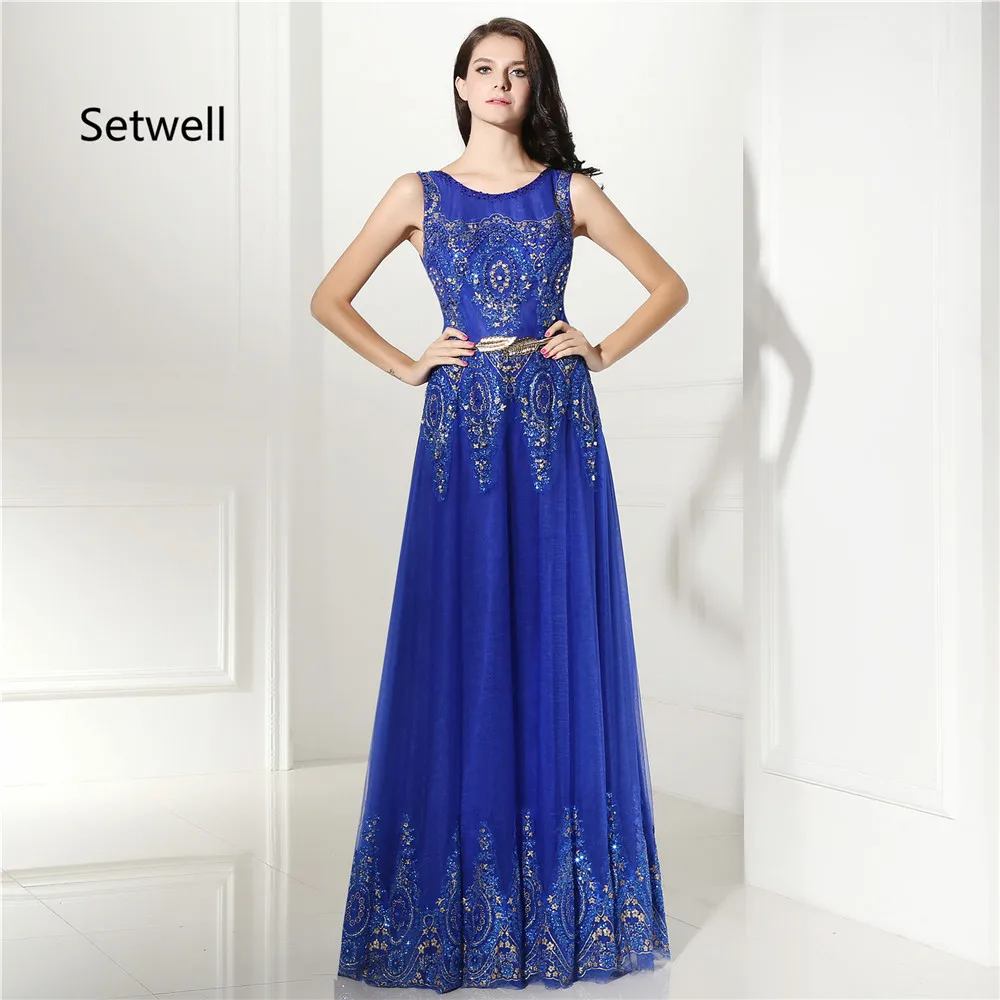Setwell 2017 Elegant Royal Blue Evening Dresses With Applique Beading Sequin Prom Dress Vestido De Festa Long Evening Gowns
Setwell 2017 Elegant Royal Blue Evening Dresses With Applique Beading Sequin Prom Dress Vestido De Festa Long Evening Gowns