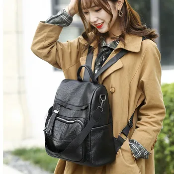 OCARDIAN Bag Women Solid Large Capacity Leisure Travel Bag anti theft backpack women shoulder bag Leather Backpack Mujer a9
OCARDIAN Bag Women Solid Large Capacity Leisure Travel Bag anti theft backpack women shoulder bag Leather Backpack Mujer a9