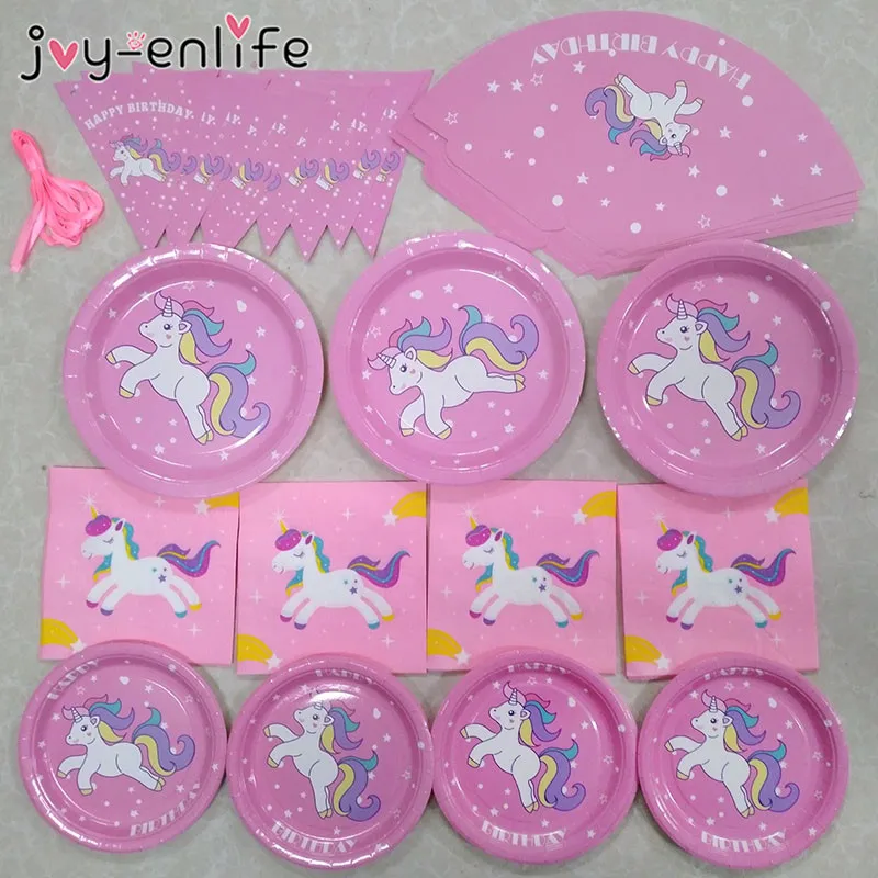 JOY-ENLIFE Pink/Blue Unicorn Party Sets Kids Birthday Party Supplies Unicorn Tableware Banner Baby Shower Wedding Decor
JOY-ENLIFE Pink/Blue Unicorn Party Sets Kids Birthday Party Supplies Unicorn Tableware Banner Baby Shower Wedding Decor
