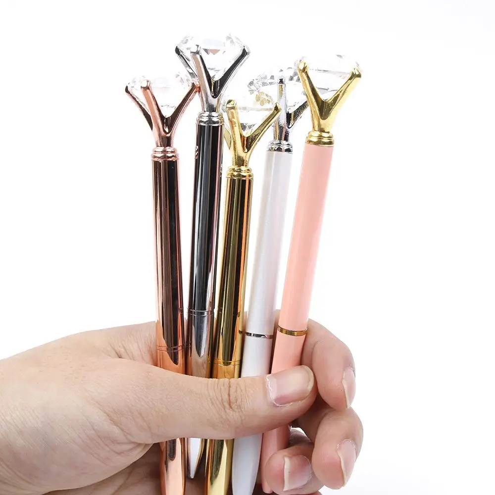 Kawaii Ballpoint Pen Big Gem Metal Ball Pen With Large Diamond Blue And Black Magical Pen Fashion School Office Supplies
Kawaii Ballpoint Pen Big Gem Metal Ball Pen With Large Diamond Blue And Black Magical Pen Fashion School Office Supplies