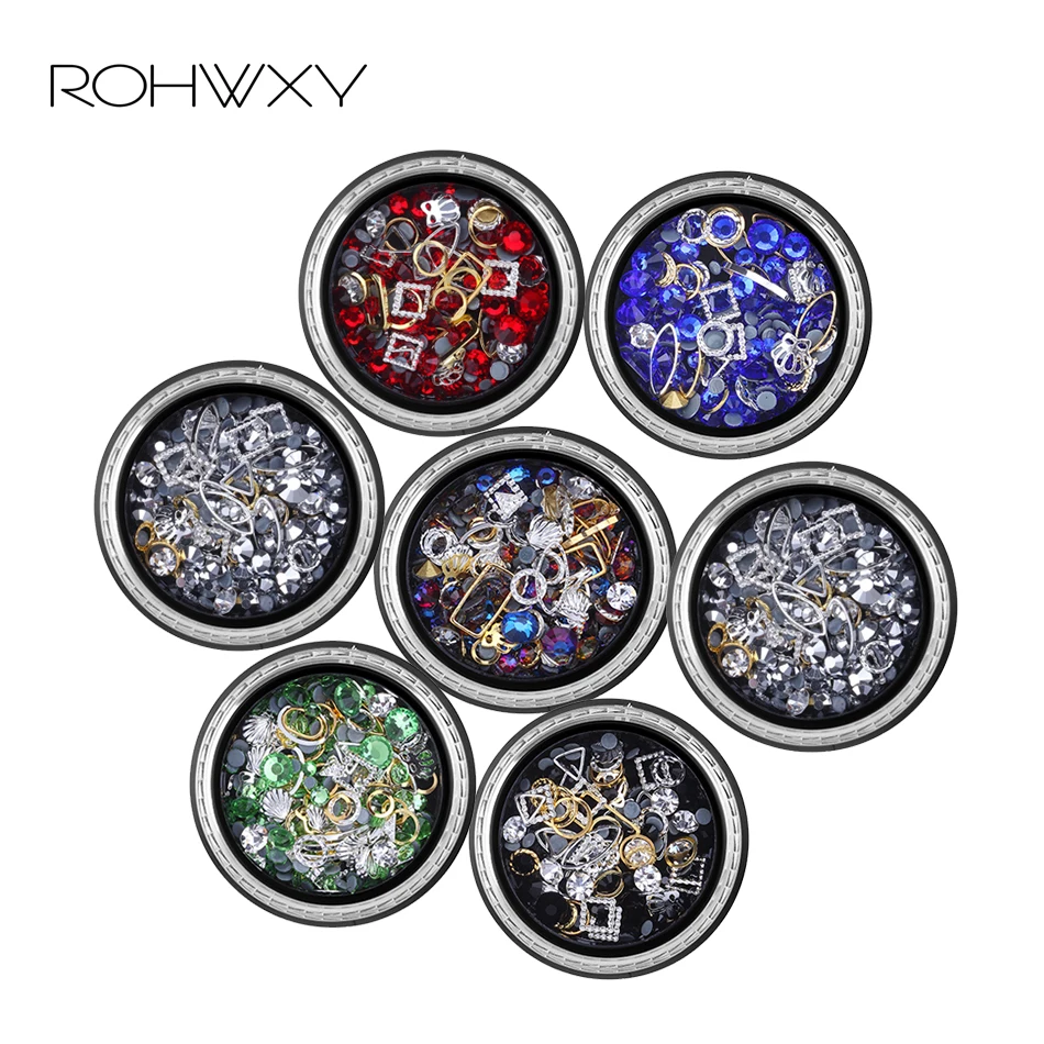 ROHWXY Nail Rhinestone Crystal for Nail Nail Art Rhinestones Flat Back Resin Nail Jewelry Metal Stud Gem DIY Design Accessories
ROHWXY Nail Rhinestone Crystal for Nail Nail Art Rhinestones Flat Back Resin Nail Jewelry Metal Stud Gem DIY Design Accessories