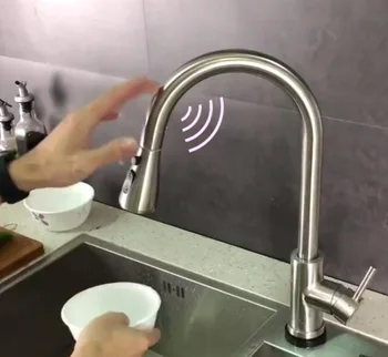 Stainless Steel Sensitive Touch Control Faucet Mixer For Kitchen Touch Sensor Kitchen Mixer Tap
Stainless Steel Sensitive Touch Control Faucet Mixer For Kitchen Touch Sensor Kitchen Mixer Tap