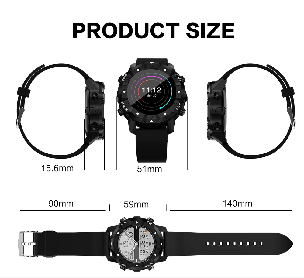 AN13 Rugged Smart Watch Mobile Phone (21)