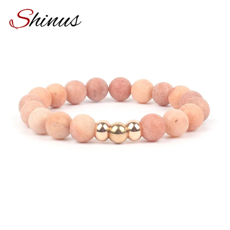Shinus Pink Fashion Semi-precious Stone Bracelets Women Jewelry Diy Romantic Friendship Gift For Girls KSB1041 Z50
Shinus Pink Fashion Semi-precious Stone Bracelets Women Jewelry Diy Romantic Friendship Gift For Girls KSB1041 Z50