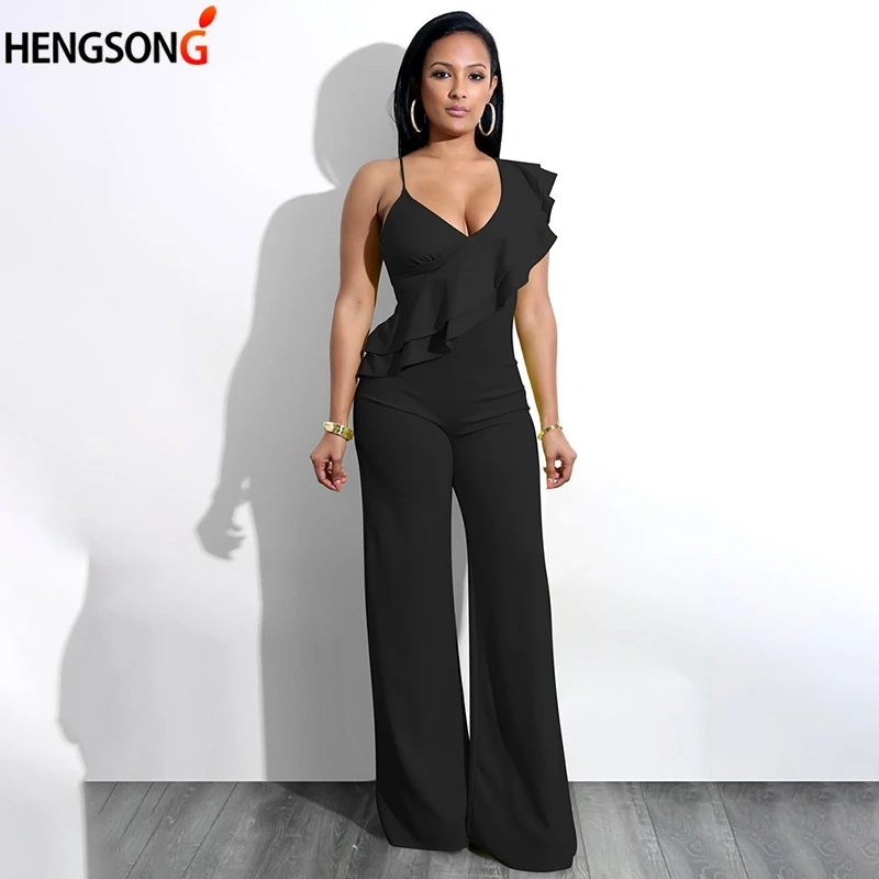 Summer Backless Sleeveless Deep v-neck Spaghetti Strap Rompers Women Sexy Ruffle Jumpsuit Romper Ruffles Overalls For Women
Summer Backless Sleeveless Deep v-neck Spaghetti Strap Rompers Women Sexy Ruffle Jumpsuit Romper Ruffles Overalls For Women