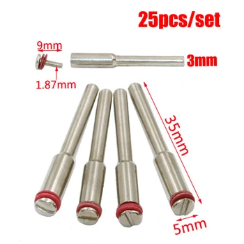 25 Pcs Rotary Mandrel Dremel Accessory For Dremel Rotary Tools Suit For Reinforced Cut-Off Disc Connecting Shank
25 Pcs Rotary Mandrel Dremel Accessory For Dremel Rotary Tools Suit For Reinforced Cut-Off Disc Connecting Shank