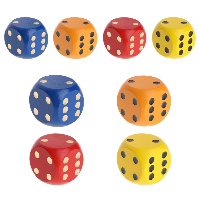 Color Point Wood Dice 3cm 4cm Entertainment Party Family Game Kid Toys Education 10166
Color Point Wood Dice 3cm 4cm Entertainment Party Family Game Kid Toys Education 10166